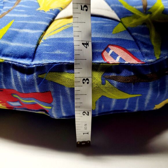 Vintage Hawaiian Shirt Decorative Novelty Pillow Accent Throw Pillow EUC - Picture 8 of 8